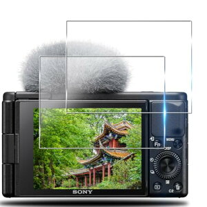 [������2���Z�b�g] SONY VLOGCAM ZV1 / ZVE10 �K���X�t�B���� ��̌^�����Y�ی�t�B���� SONY VLOGCAM ZV1 �S�ʕی� �J�����t�B���� �ϏՌ� �h���� �����ߗ� �I�o�I�[�o�[�h�~ �������� �w��h�~ �����z
