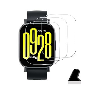 �y3���Z�b�g�z Xiaomi Redmi Watch 5 Active �K���X�t�B���� �ی�t�B���� Redmi Watch 5 Active �t�B���� Redmi watch5 Active 2�C���` �t���ی�t�B���� �L�Y�h�~ �ϏՌ� ��U�h�~ �S�ʕی� �����ߗ� 3D Touch����