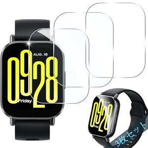 �y�����Ղ�3���z Xiaomi Redmi Watch5 Active �K���X�t�B���� �X�}�[�g�E�H�b�` �V���I�~ Redmi �X�}�[�g�E�H�b�` 5 Active �t���ی�t�B���� �������� �ϏՌ� ���h�~ �����ߗ� �����z�� �w��h�~ �C�A�[