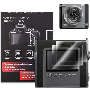 �x�m �`�F�L WIDE EVO �ی�t�B���� �t���ی� �X�N���[���v���e�N�^�[ 0.25mm �d�x9H �N���X�^���N���A �����K���X �t�B���� Instax WIDE EVO�p �\�t�gPET�����Y�t�B�����t�� - ���h�~ & �C�A�Ȃ� (3+3�p