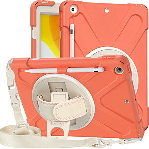 [�J���t��] iPad5 iPad6 �P�[�X iPad 9.7�C���` 2017 2018�P�[�X �΂ߊ|�� 360°��] �X�^���h �V�����_�[�X�g���b�v �n���h�x���g �A�C�p�b�h6 5 �P�[�X �y���z���_�[�t�� ��� ������ �i�D���� �ϏՌ� 