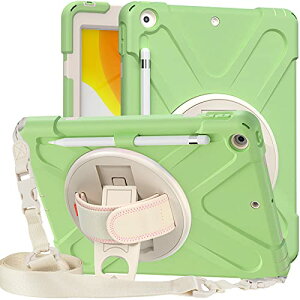 [�J���t��] iPad5 iPad6 �P�[�X iPad 9.7�C���` 2017 2018�P�[�X �΂ߊ|�� 360°��] �X�^���h �V�����_�[�X�g���b�v �n���h�x���g �A�C�p�b�h6 5 �P�[�X �y���z���_�[�t�� ��� ������ �i�D���� �ϏՌ� 