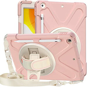 [�J���t��] iPad5 iPad6 �P�[�X iPad 9.7�C���` 2017 2018�P�[�X �΂ߊ|�� 360°��] �X�^���h �V�����_�[�X�g���b�v �n���h�x���g �A�C�p�b�h6 5 �P�[�X �y���z���_�[�t�� ��� ������ �i�D���� �ϏՌ� 