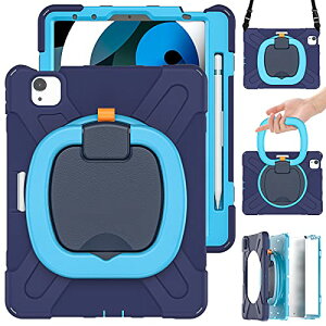 [���|��] iPad Air 11 2025/2024 /iPad Pro11 ��4 3 2 1���� �P�[�X �V�����_�[�X�g���b�v iPad Air5 / Air4 �P�[�X 360°��]�x���g �X�^���h �y���V�����[ ���C���{�[ �ϏՌ� �L�b�Y ���킢�� �ď�v �q�� �A�E