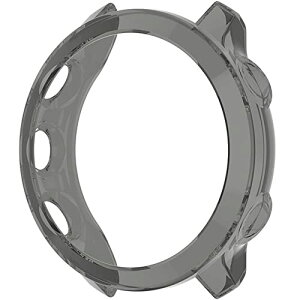 Garmin ForeAthlete 55 / ForeAthlete 158 �P�[�X TPU �҂�����y�� ���^ �K�[�~�� ForeAthlete 55�J�o�[ �����h�~ �K�[�~�� ForeAthlete 158 �ی�J�o�[ �h�Ռ� (�u���b�N)