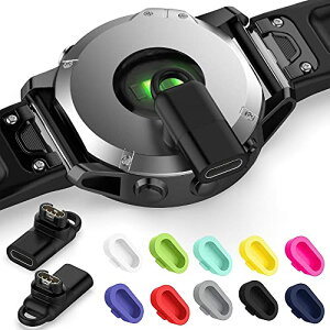 Garmin �ϊ��A�_�v�^�[ *2 + �h�o�v���O *10 Approach S70/Forerunner 965 / 945 / 265 /vivosmart5/ ForeAthlete745/55/265/Venu Sq 2/Fenix/Approach S62/Instinct 2/2S/ForeAthlete 245/745/Venu 2/2S/2 Plus L�^ Type-C�p �v���O �ϊ��}�C�N�� �h