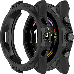 Fossil Gen 6 44MM �P�[�X TPU �\�t�g �h�Ռ� �y�� ���^ Fossil Gen 6 �J�o�[ �����h�~ ����Gen 6�ی�J�o�[ �o���p�[ (44MM �u���b�N)