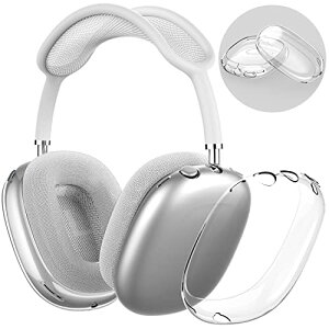 AirPods Max �J�o�[ �N���A �P�[�X �\�t�g TPU �ی�C���[�J�b�v �J�o�[ �A�N�Z�T���[ �w��h�~ ���h�~ �h�o (�N���X�^���N���A)