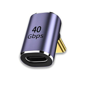 USB C L�� �^�C�vc L�� USB C l type c l USB C �ϊ��A�_�v�^ 40Gbps�����]���A�_�v�^ USB4.0�ő�[�d���x100W 8K@60Hz�f���o�� (���)