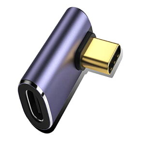 USB C L�� �^�C�vc L�� USB C l type c l USB C �ϊ��A�_�v�^ 40Gbps�����]���A�_�v�^ USB4.0�ő�[�d���x100W 8K@60Hz�f���o�� �I�X-���X (�O��)