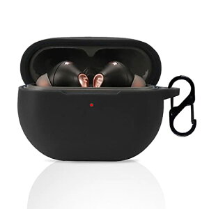 SOUNDPEATS Capsule3 Pro / SOUNDPEATS Capsule3 Pro Plus �P�[�X �J�o�[ ���C�����X�C���z�� �V���R�� �ی�P�[�X �����h�~ �L�Y�h�~ �ϏՌ� �����[�d�\ �h�� �h�o �J���r�i�t�� (�u���b�N)