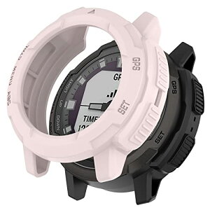 Garmin Instinct Crossover �P�[�X Instinct Crossover�J�o�[ �\�t�g TPU �҂�����C�菝�h�~ �y�� �h�Ռ� �K�[�~��Instinct Crossover �ی�P�[�X Instinct Crossover �o���p�[ (�s���N)