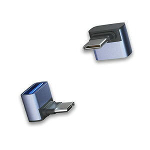 [2�Z�b�g] Type c�ϊ��A�_�v�^�[ L�� L�^ �^�C�vc �ϊ��A�_�v�^ USB3.0�����A�_�v�^ 10Gbps�����]�� 65 / 3A�}���[�d USB-c L�� / USB C L�^ / type c L�^�ϊ��A�_�v�^�[ Thunderbolt 3 Mac Book Pro Nintendo Switch Nexus 