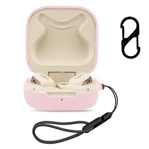 Shokz OpenFit �P�[�X �J�o�[ (�J���r�i�t��+�X�g���b�v�t�� ) ���C�����X�C���z�� �V���R�� �ی�P�[�X �����h�~ �L�Y�h�~ �ϏՌ� �����[�d�\ �h�� �h�o (�s���N)