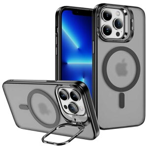 iPhone 13 Pro Max �P�[�X �X�}�z�J�o�[ ���C�����X�[�d�}�O�l�b�g���� �B��X�^���h �ϏՌ� ������ ���ϖh�~ iPhone �P�[�X �A�C�t�H��13 Pro Max�J�o�[ 6.7 �C���` �P�[�X (�u���b�N iPhone 13 Pro Max 6.7)