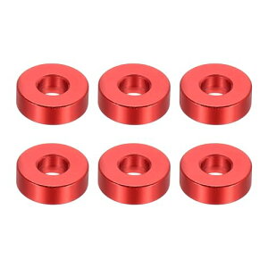 �X�y�[�T�[ M6 �A���~�X�y�[�T�[ 6�� �����X�y�[�T�[�A���~�j�E��6.2mm ID x 15mm OD x 5mm L �A���~�X�y�[�T�[�X�N�����[�X�^���h�I�t���E���h 1 / 4'�܂���M6�X�N�����[�{���g�p �ԐF