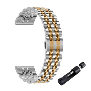 �X�}�[�g�E�H�b�` �x���g 20mm Samsung Galaxy Watch 7 / 6 Classic / 6 / Amazfit Active 2 / Active �����x���g �X�e�����X �o���h Garmin Forerunner 570 42mm / Forerunner 165 / Approach S50 / S44 / Garmin Vivoactive 6 / 5 - �V���o�[&