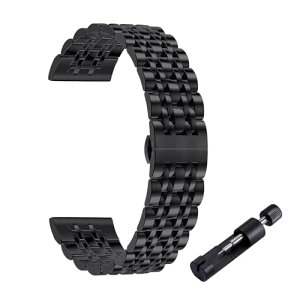 �X�}�[�g�E�H�b�` �x���g 22mm Amazfit Bip 6 / 5 / Balance / Huawei Watch GT 5 Pro / GT 5 / 5 / 4 46mm �����x���g �X�e�����X �o���h Garmin Venu 3 45mm / Venu 2 / Forerunner 570 47mm / 265 / 255 / Xiaomi Watch S4 / 5 Active - �u���b
