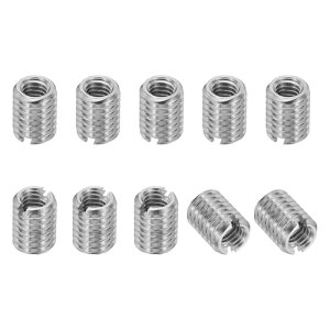 �C���T�[�g�i�b�g 10�� M6×M4×8mm �k���i�b�g �C���T�[�g�i�b�g�X���[�u �Z���t�^�b�s���O ���ߍ��݃i�b�g 316�X�e�����X�| �X���b�g�t�� �X�N�����[�C���p �ϊ��t�@�X�i�[