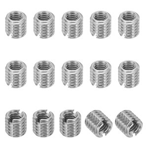 �C���T�[�g�i�b�g 15�� M6×M4×6mm �k���i�b�g �C���T�[�g�i�b�g�X���[�u �Z���t�^�b�s���O ���ߍ��݃i�b�g 316�X�e�����X�| �X���b�g�t�� �X�N�����[�C���p �ϊ��t�@�X�i�[