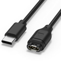 [2�{����] �K�[�~���݊� �[�d�P�[�u�� USB-C�[�d�P�[�u�� 1m Garmin Watch Fenix 7 7S 7X 6 6S 6X 5 5S Forerunner 245 945 Instinct 2 2S Vivoactive 4 4S 3 Vivosmart 5�Ɏl�d�ی�@�\ �����x�ړ_×�⋭�R�l�N�^�[�ŐڐG�s��