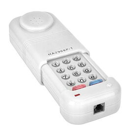 電話線テスター 電話線ケーブルテスター 光ファイバツールDTMF発信者ID自動検出検索機 リンガーON / OFF機能付き電話ケーブルテスター リダイヤル / ハングアップ機能 (ホワイト)