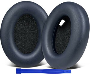 �C���[�p�b�h �C���[�N�b�V���� �����p�b�h Sony WH-1000XM4 (WH1000XM4) �w�b�h�Z�b�g�p �w�b�h�z���p�b�h �݊��� �p�b�h �\�t�g���U�[ �����x�t�H�[�� (�u���[)
