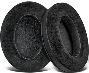 �C���[�p�b�h for Sony MDR-CD900ST / MDR-7506 / MDR-1ABT / RBT / RNC & ATH M50X / M40X / WS660BT / WS1100 for SteelSeries Arctis 1 / 3 / 5 / 7 / 9X / Pro / prime & HyperX Cloud / Alpha �p�b�h ���� �u���b�N