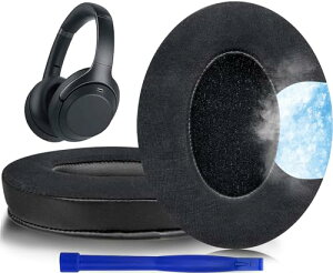 �C���[�p�b�h for Sony WH-1000XM3 (WH1000XM3) �I�[�o�[�C���[�w�b�h�t�H�� �����p�b�h �����x�t�H�[�� �݊��� �w�b�h�p�b�h �⊴ ����p�b�h (�u���b�N)