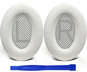 �C���[�p�b�h �C���[�N�b�V���� Bose QuietComfort 35 & 35ii (QC35 & QC35ii) �w�b�h�z�� �p�b�h �_��ǂ� �V�[�v�X�L�� �m�C�Y�A�C�\���[�V���� ���� �����p�b�h (���邢�z���C�g) �݊��i ��֕i