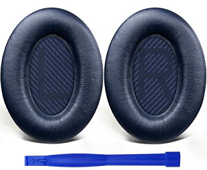 �C���[�p�b�h �C���[�N�b�V���� Bose QuietComfort 35 & 35ii (QC35 & QC35ii) �w�b�h�z�� �p�b�h �_��ǂ� �V�[�v�X�L�� �m�C�Y�A�C�\���[�V���� ���� �����p�b�h (���邢�u���[) �݊��i ��֕i