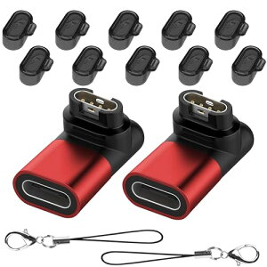 Garmin �ϊ��A�_�v�^�[ (2��)L�^ Type-C�P�[�u�� + �h�o�v���O �[�d�|�[�g�p (10��)TPU�f�� Garmin�ϊ��}�C�N�� �K�[�~���[�d�P�[�u�� Forerunner570 / 970 / vivoactive6 / 5 / Approach s50 / s44 / s70 / Instinct 3 / Venu�V