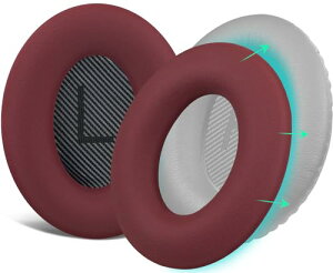 �C���[�p�b�h�J�o�[ �w�b�h�z���p�b�h�J�o�[ Bose QuietComfort QC15 QC25 QC2 QC35 QC45 / Ae2 Ae2i Ae2w / SoundTrue & SoundLink AE �ی�P�[�X �򉻖h�~ �h�o �h�� �_�炩���V���R�� �􂦂� (�o�[�K���f�B-1�y�A)