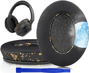 �C���[�p�b�h for Sony WH-1000XM3 (WH1000XM3) �I�[�o�[�C���[�w�b�h�t�H�� �����p�b�h �����x�t�H�[�� �݊��� �w�b�h�p�b�h �⊴ ����p�b�h (�u���b�N�S�[���h)