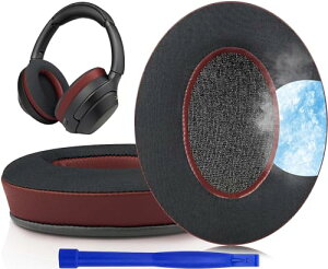 �C���[�p�b�h for Sony WH-1000XM3 (WH1000XM3) �I�[�o�[�C���[�w�b�h�t�H�� �����p�b�h �����x�t�H�[�� �݊��� �w�b�h�p�b�h �⊴ ����p�b�h (�o�[�K���f�B)