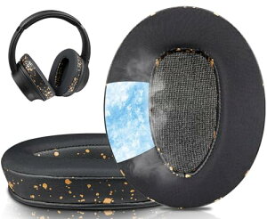 �C���[�p�b�h Sony MDR-10R (10RNC 10RBT) & WH-CH700N & MDR-ZX770 (ZX770BN ZX770BT) / MDR-ZX780 (ZX780DC) ���C�����X �w�b�h�z�� �w�b�h�Z�b�g �p�b�h �⊴ ���� �C���[�N�b�V���� �u���b�N�S�[���h