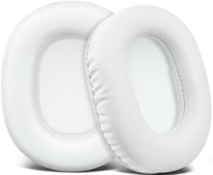 �C���[�p�b�h �C���[�N�b�V���� for Audio Technica ATH M50X M50XBT M50xSTS M50RD M40X M30X M20X MSR7 SX1 ���j�^�[�w�b�h�z�� �����x�t�H�[�� �w�b�h�p�b�h �v���e�C�����U�[ �C���[�J�b�v (�z���C�g)