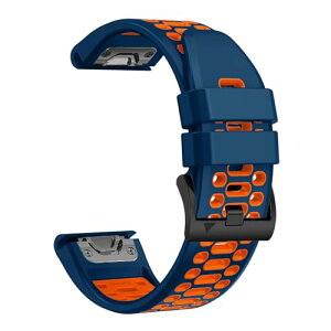 GARMIN Fenix 7X 6X 5X 5 6 �x���g 26mm �V���R�� �o���h �W�� �؃g�� ���K �G�N�T�T�C�Y �ւ��x���g �K�[�~���E�H�b�` �X�|�[�c ���v�x���g �h���� �K�[�~�� �����o���h (�~�b�h�i�C�g�u���[�{�I����