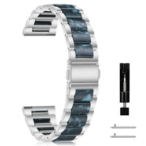 �X�}�[�g�E�H�b�` �x���g 20mm �r���v �����x���g���� �o���h Samsung Galaxy Watch 7/6/5/4 40mm 44mm /6 Classic 43mm 47mm / Amazfit Active 2 / Garmin Forerunner 570 42mm �����X�e�����X�� �����o���h �ւ��X�g���b�v ��