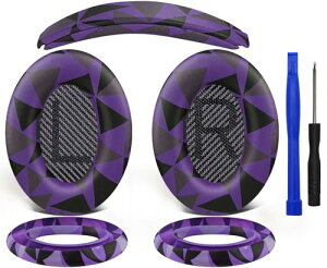 �C���[�p�b�h + �w�b�h�o���h + �C���[�p�b�h�J�o�[ Bose QuietComfort 35 QC35 QC35 ii Over-Ear �w�b�h�Z�b�g ���� �L�b�g �w�b�h�z�� �ւ� �p�b�h �򉻖h�~ �N�b�V���� (�p�[�v���u���b�N)