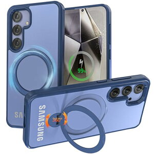 Galaxy S24 �P�[�X Magsafe ��]�X�^���h ��_ ���� �������� �}�O�Z�[�t �����͂Ȏ��� �c���� �ϏՌ� Samsung �M�����N�V�[ S24 / docomo SC-51E / au SCG25 �p�J�o�[ �w��h�~ ���ϖh�~ 6.2 �C���` �u���[