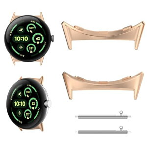 Google Pixel Watch 3 45mm �o���h�A�_�v�^�[ 2���Z�b�g �X�g���b�v�R�l�N�^�[ �X�e�����X���A���� �x���g ������������ �s���^�C�v�A���� �A�_�v�^�[ �X�e�����X���������� �����ȒP �y�� ������