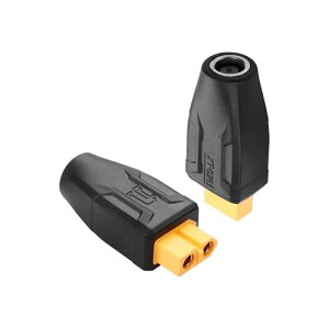 XT60-DC7450�A�_�v�^�[ �R���o�[�^�[�w�b�h XT60-DC 7.4mm X 5.0mm���C�����XTS100�͂񂾂��� FPV���j�^�[�d�� �h���[���p (XT60���X-DC7450���X) 2�Z�b�g