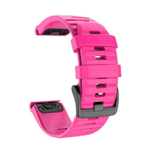GARMIN Fenix 8 / Fenix 7X / Fenix 6X / Fenix 5X /Fenix 7/6/5 �x���g 26mm �����x���g �N�C�b�N�����[�X �ȒP ���t�� �����Y ���f�B�[�X �J�W���A�� �r�W�l�X �V���v�� (�s���N 26mm