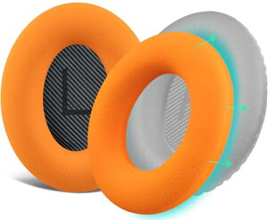 �C���[�p�b�h�J�o�[ �w�b�h�z���p�b�h�J�o�[ for Bose QuietComfort QC15 QC25 QC2 QC35 QC45 / Ae2 Ae2i Ae2w / SoundTrue & SoundLink AE �ی�P�[�X �򉻖h�~ �h�o �h�� �_�炩���V���R�� �􂦂� (�I�����W-1�y�A)