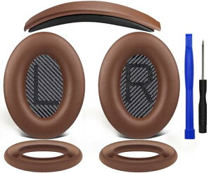 �C���[�p�b�h + �w�b�h�o���h + �C���[�p�b�h�J�o�[ Bose QuietComfort 35 QC35 QC35 ii Over-Ear �w�b�h�Z�b�g ���� �L�b�g �w�b�h�z�� �ւ� �p�b�h �򉻖h�~ �N�b�V���� (�R�[�q�[�F)