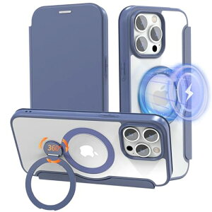 iPhone 15 Pro Max �P�[�X �蒠�^ �@�\���� �N���A 360°��]�X�^���h �J�[�h���[ MagSafe �����O�t�� �c���� ���U�[�f�� �y�� ���^ �ϏՌ�iPhone15 pro max �X�}�z�P�[�X �S�ʕی� �A�C�t�H��15 ProMax �g��