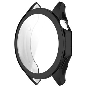Huawei Watch GT4 46mm �J�o�[ �P�[�X �t���J�o�[�\�t�gTPU�f�� ���b�L���H ��̌^�S�ʕی�J�o�[ �ϏՌ��� �w��h�~ �戵�ȒP �����^ (�u���b�N 46mm)