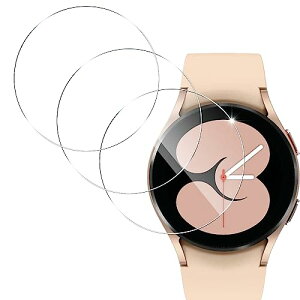 Samsung Galaxy Watch5 / Watch4 40mm �K���X�t�B���� 3���Z�b�g ���{���f�� �S�ʕی� �X�}�[�g�E�H�b�` Galaxy Watch 5 40mm �ی�t�B���� �������� �ϏՌ� ���h�~ �����ߗ� �����z�� �w��h�~ �C�A�[�� �^�b
