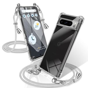 Google Pixel 8 Pro �P�[�X �N���A �V�����_�[ �ϏՌ� �s�N�Z��8Pro �J�o�[ �X�}�z�P�[�X ���� �D��X�g���b�v�t�� ������ ��|�� �R�t�� �J�o�[ ��|�� �V���O���V�����_�[���[�v �΂߂��� ���߉�